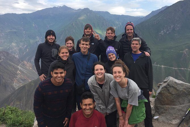 2 Day 1 Night Trek / Colca Canyon - Day 2 at dawn: the uphill trek to Cabanaconde with torch lights