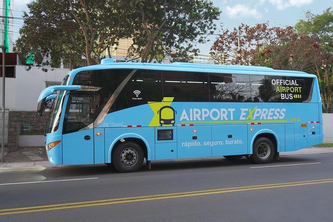 Airport Express Lima: Miraflores to Lima Airport - Inside The Luxury Bus: Wi‑Fi, USB Ports, A/C, and TV