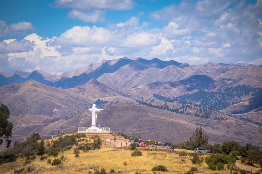 Cusco: Open-Top Bus City Tour - San Cristobal Temple and the Colcampata Inca Wall Stop