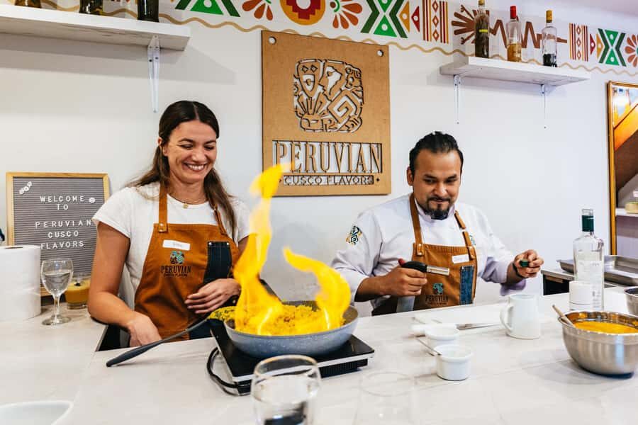 Cusco: Peruvian Cooking Class, Cocktails & Local Market Tour - The short walk to the studio: from street ingredients to a clean kitchen