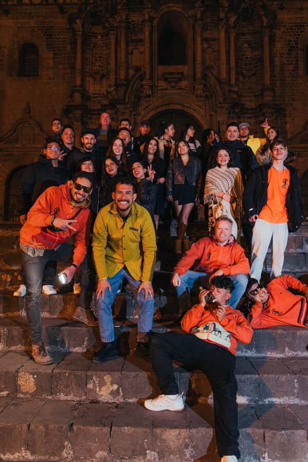 Cusco: Pub Crawl with Skip-the-Line Access and Drinks - Stop 1: A Famous Restobar with a View and Icebreakers