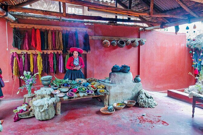 From Cusco: Moray, Maras Salt Mines & Chinchero Weavers Half-Day - Chinchero Market and Weavers: Dyes, Clothes, and Bartering