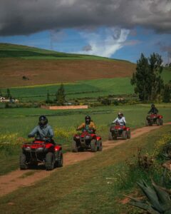 From Cusco: Quad bike tour Moray and Salt Mines - Getting Picked Up: Plaza de Armas, KFC, and a Smooth Van Ride