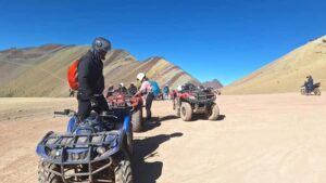 From cusco: Rainbow Mountain ATV Tour with meals - The road to Cusipata: breakfast first, then straight to the ATV base