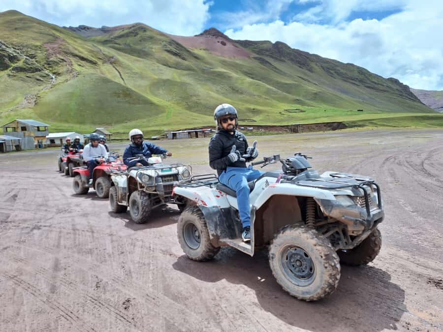 From cusco: Rainbow Mountain ATV Tour with meals - ATV safety briefing and practice: the part that helps you feel confident