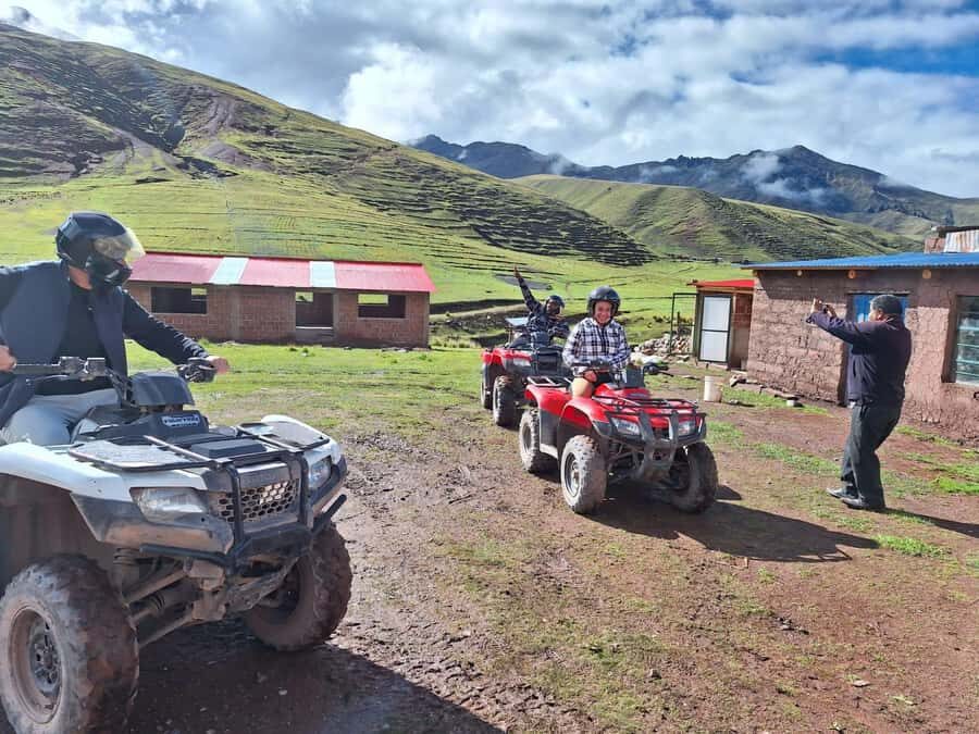 From cusco: Rainbow Mountain ATV Tour with meals - A guided tour component on the mountain: quick education, not a lecture