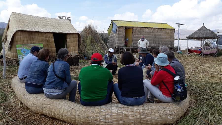 From Puno: Floating Islands of the Uros Half-Day Tour - First Minutes in Puno: The Easy Van and Boat Connection