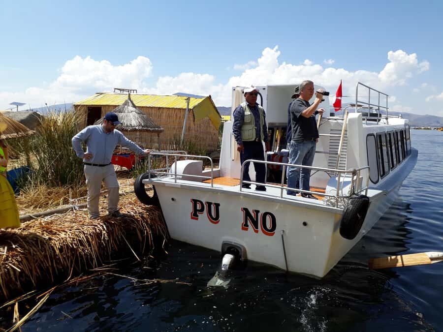 From Puno: full day tour to Uros and Taquile with Lunch - MIRADOR DEL PUMA: a one-hour viewpoint break