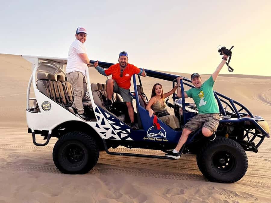 Lima: Ballestas & Huacachina Day Trip w/ Nazca Lines Flight - Huacachina Oasis: lagoon views, then sand dunes (optional)