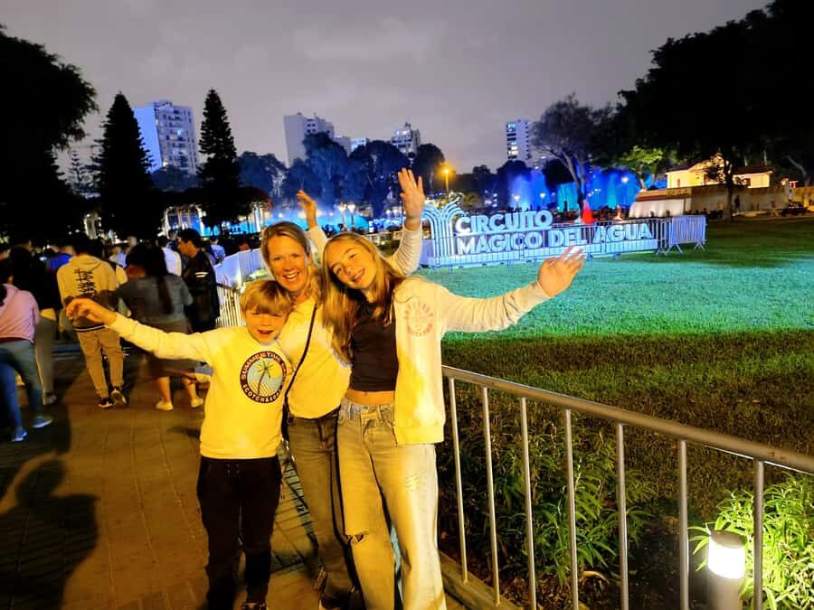 Lima: Magic Water Circuit Light Show Tour with Pickup - Magic Water Circuit at night: what you’ll actually see