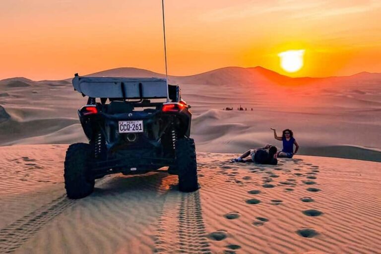 Lima: Paracas and the Huacachina Oasis Guided Day Tour - Paracas from El Chaco pier: the Ballestas Islands boat time