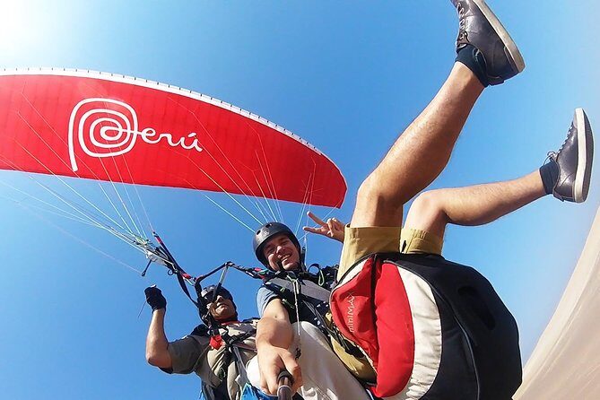 Paragliding Flight at Paracas National Reservation - From Paracas town to takeoff: how the timing really works