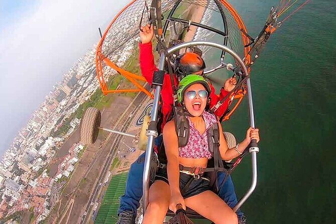 Paragliding in Lima - Costa Verde - The flight route: 10–15 minutes over four Lima districts