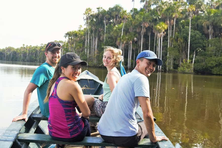 Puerto Maldonado: Sandoval Lake 4-Day, 3-Night Guided Tour - Caiman search at night: flashlight time and a calm way to do it