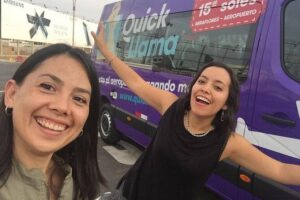 QuickLlama: Door-to-door transfer from Miraflores to Lima Airport - Pickup in Miraflores: Hotel Door or Kennedy Park