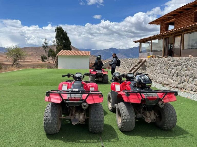 Sacred Valley: Maras & Moray ATV Tour from Cusco - Safety briefing and your first turns on the Honda TRX 250cc