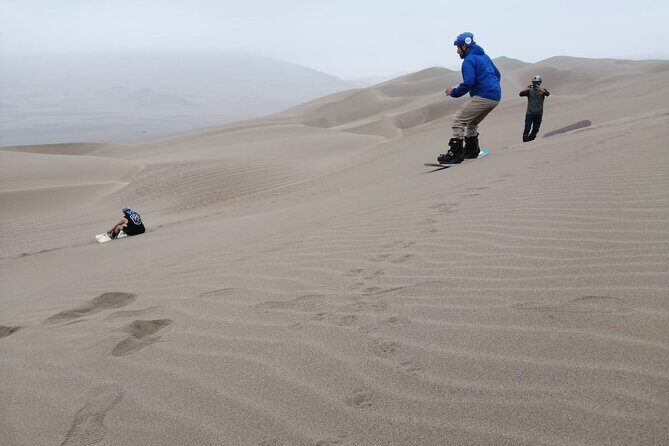 Sandboarding Experiance in Lima - The Sandboarding Lesson: Practice First, Then the Real Runs