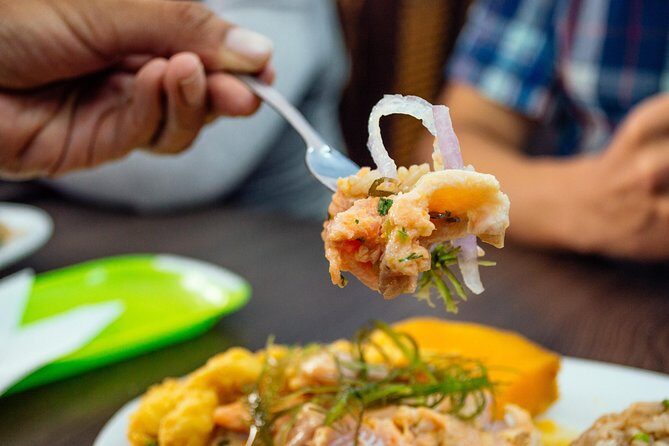 The 10 Tastings of Cusco With Locals: Private Food Tour - Qorikancha ceviche and pisco sour: seafood, citrus, chili, then a classic drink