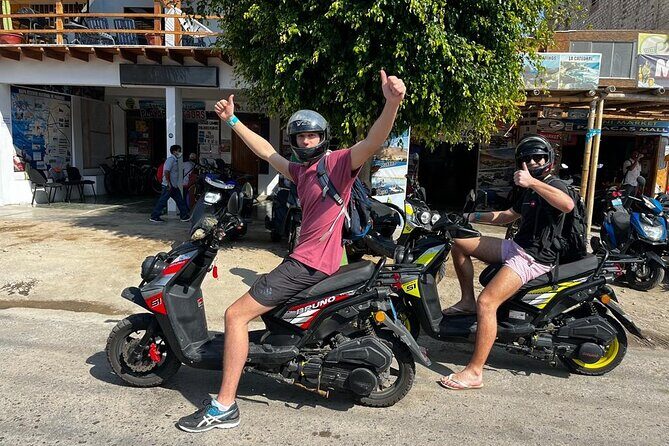 Visit the Paracas National Reserve on a SCOOTER - Start Point: Getting on the Scooter Day Without Hassle